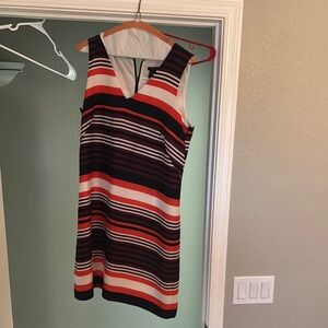 Ann Taylor Multicolor Striped Dress